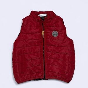 Timberland Red Puffer Vest for Kids